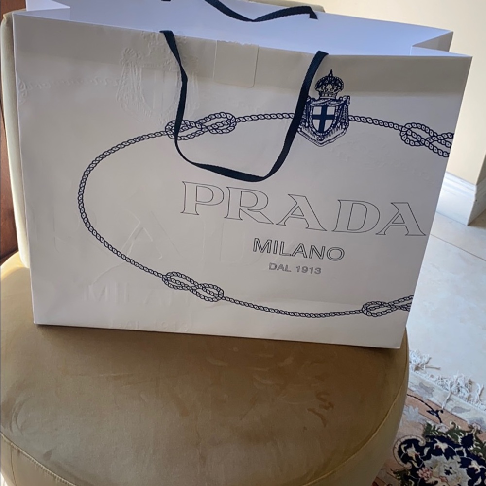 Prada shopping bag
